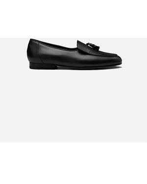 CB Made In Italy Leather Slip-On Nerano - Black