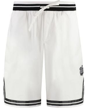 Dolce & Gabbana Cotton Mini Bermuda Shorts - White