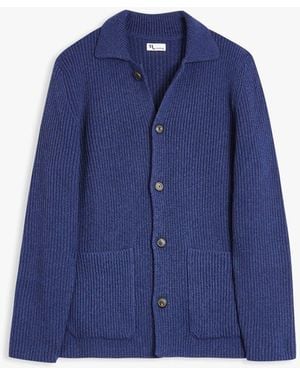 Doppiaa Aamone Knitted Jacket - Blue