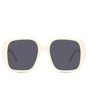 Loewe Sunglasses Square Full Rim, Frame And Smoke Lens Lw40134U25A - Gray