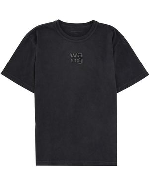 T By Alexander Wang T-Shirt With Logo - Black