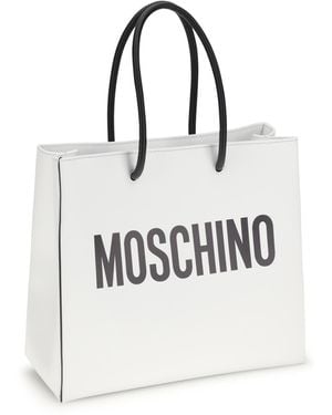 Moschino Leather Bag - White