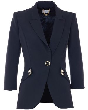 Elisabetta Franchi Jacket - Blue