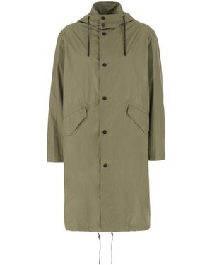 A.P.C. Sage Polyester Blend Raincoat - Green