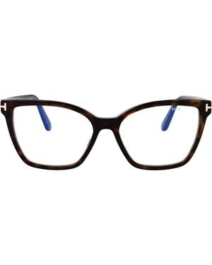 Tom Ford Sunglasses Ft5812-B Acetate Glasses & Frames - Brown