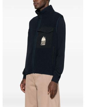 Maison Kitsuné Fleece Vest - Blue