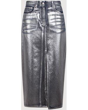 MSGM Long Skirt - Gray