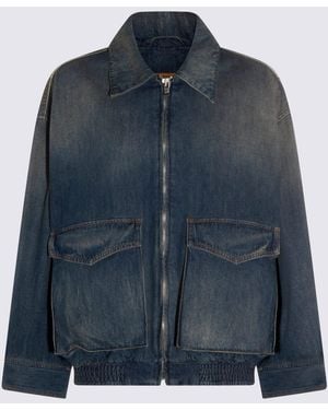 MM6 by Maison Margiela Denim Jacket - Blue