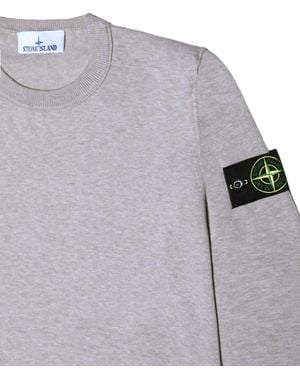 Stone Island Jumper Cotton - Natural