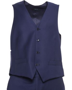 BRANDO-LUBIAM Formal Vest Lana - Blue