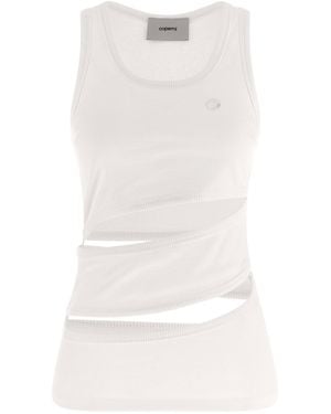 Coperni 'Spiral' Tank Top - White