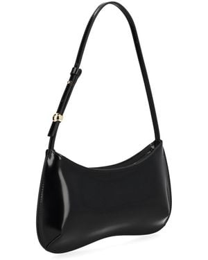 Jacquemus Shoulder Bag Bisou Calf Leather - Black