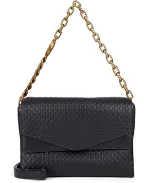 Gucci Leather Handbag Gg Monogram Calf Skin Handbags - Black