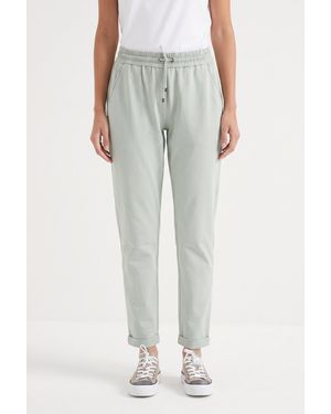 Brunello Cucinelli Light Cotton Trousers - Multicolour