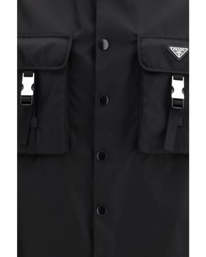 Prada Re-Nylon Shirt - Black