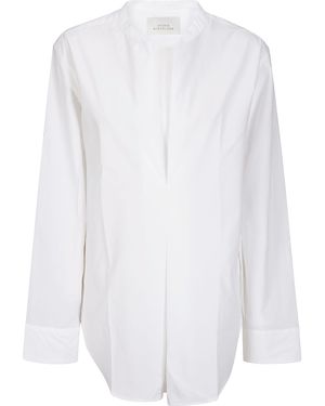 Studio Nicholson Inverted Pleat Top - White