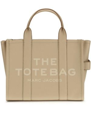 Marc Jacobs The Medium Tote Handbag Calf Leather Bos Taurus Handbags - Natural