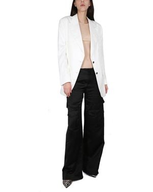 Tom Ford Boyfriend Jacket Viscose - White
