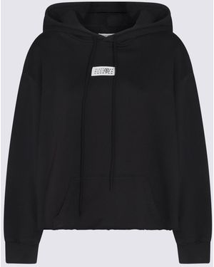 MM6 by Maison Martin Margiela Cotton Sweatshirt - Black