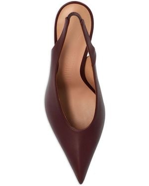 The Attico Pumps Viper Calf Leather - Brown