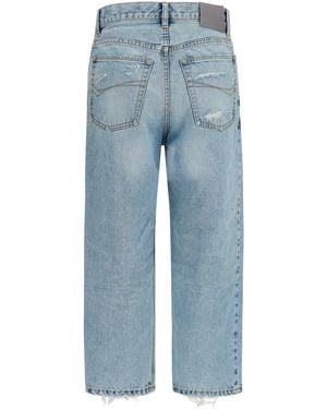 Balenciaga Jackie Capri Trousers Cotton Jean - Blue