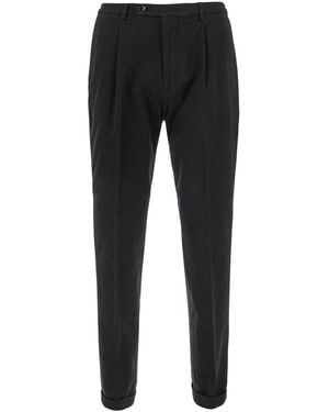 Michael Coal Slim Fit Cotton Pants Pants - Black