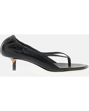 Jacquemus With Heel Lamb Leather - White