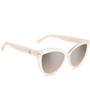 Jimmy Choo Sinnie-G-S Celluloid Occhiali Sole - Natural