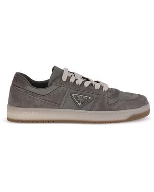 Prada Suede Leather Trainers - White
