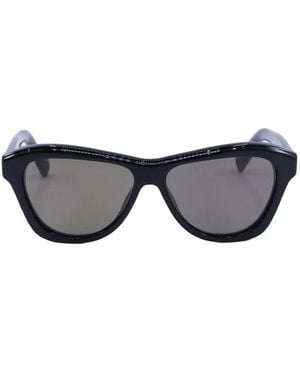 Jacquemus Sunglasses Cat Eye Full Rim, Shiny Frame And Lens Jac-59C1 - Gray