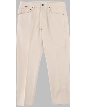 Lardini Lardini Cotton Denim Pants - Natural