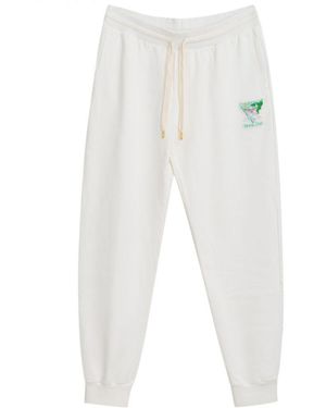 CASABLANCA Cotton Athletic Trousers - White