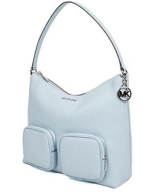 Michael Kors Shoulder Bag Leather Shoulder-Bags - Blue