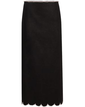 Zimmermann Linen Skirt - Black