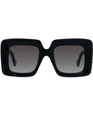 Loewe Maxi Anagram Lw40176U - Black