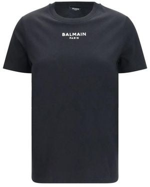 Balmain Cotton T-Shirt - Black