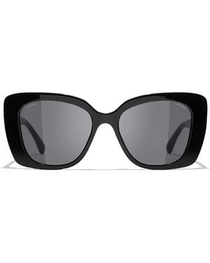 CHANEL 154S3Va0A Acetate - Black
