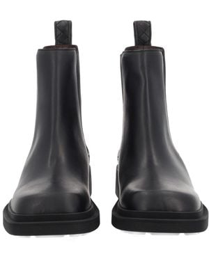 Bottega Veneta Chelsea Boots Ben Leather - Black