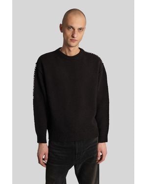 Paura Hotaka Knitwear - Black