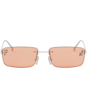 Fendi Fendi Fe4172Us Fendi First Crystal 16J Argento Sunglasses - Pink