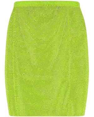 Santa Brands Netted Rhinestone Skirt Polyester - Green