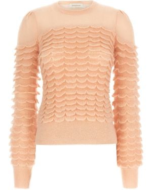 Zimmermann 'Hypnotic Scallop' Sweater - White