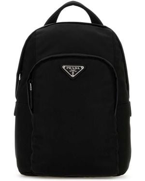 Prada Re-Nylon Backpack - Black