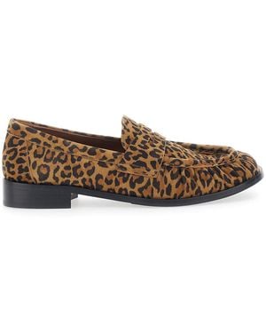 Strategia Loafers Revue Africa With Rounded Toe - Brown
