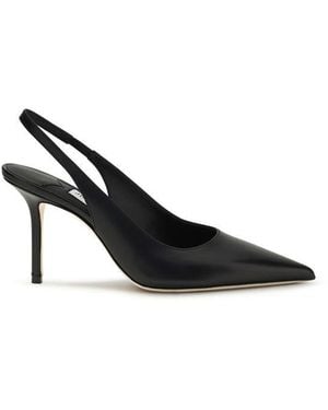 Jimmy Choo Calf Leather Bos Taurus Platform Court Shoes - Black
