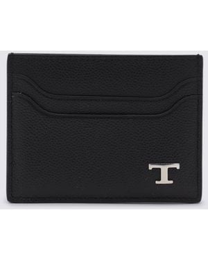 Tod's Leather Card Holder - Black
