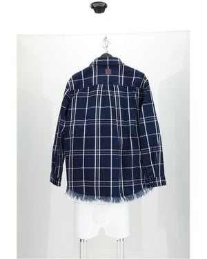 Dior Checked Cotton Shirt - Blue