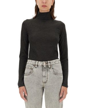 Brunello Cucinelli Turtleneck Shirt - Black