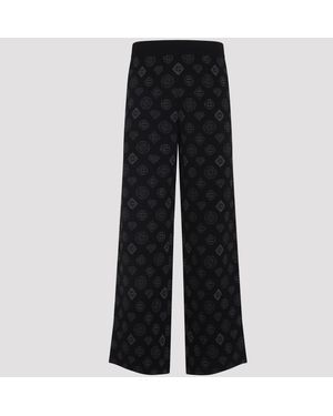 CASABLANCA City Jacquard Trousers - Black