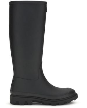 HUNTER Downpour Rubber High Boots - Black